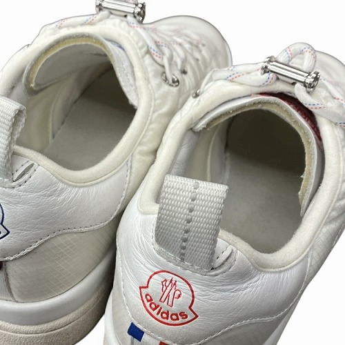 【中古】モンクレール MONCLER × adidas アディダス CAMPAS キャンパス スニーカー 白 23.5cm IG7865 ■GY41