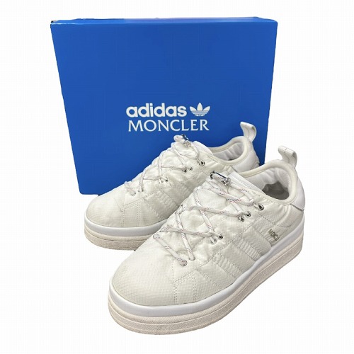 モンクレール アディダス キャンパス スニーカー 39 1/3 中古・古着通販】adidas (アディダス) MONCLER (モンクレール) コラボ