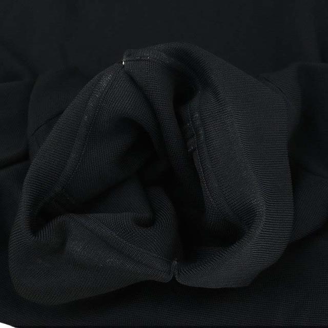 【中古】フォクシーニューヨーク FOXEY NEW YORK WESTEND ポロニットワンピース ロング ミモレ 38 黒 43026 /DO ■OS_6