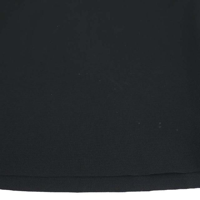 【中古】フォクシーニューヨーク FOXEY NEW YORK WESTEND ポロニットワンピース ロング ミモレ 38 黒 43026 /DO ■OS_8