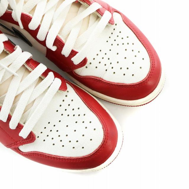 【中古】ナイキ NIKE AIR JORDAN 1 RETRO HIGH OG エアジョーダン スニーカー US9 27cm 赤 黒 DZ5485-612 ■GY18 /MQ_2
