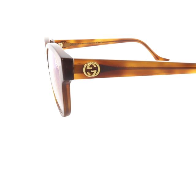 【中古】グッチ GUCCI インターロッキングG 眼鏡 メガネ フレーム 52□18-145 茶 ブラウン GG1260OA /SR23 ■SH ■OH 中古】グッチ GUCCI インターロッキングG 眼鏡 メガネ フレーム 52□18