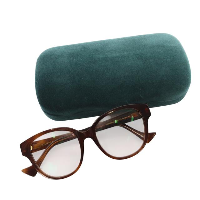 中古】グッチ GUCCI インターロッキングG 眼鏡 メガネ フレーム 52□18