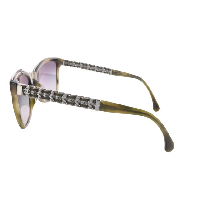 中古】シャネル CHANEL チェーンサングラス ココマーク グラデーション