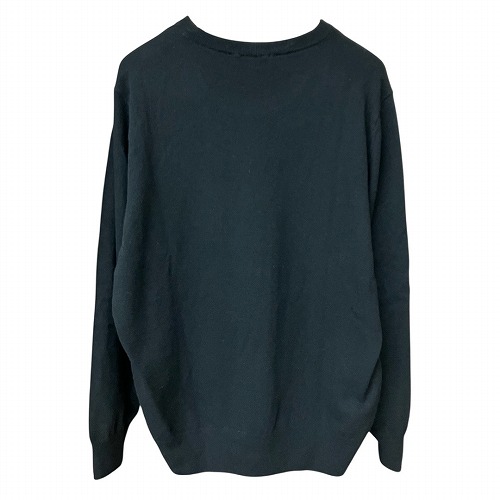 【中古】ルメール LEMAIRE クルーネック ニット セーター 黒 ブラック M TO1083 LK1014 ☆AA★ メンズ
