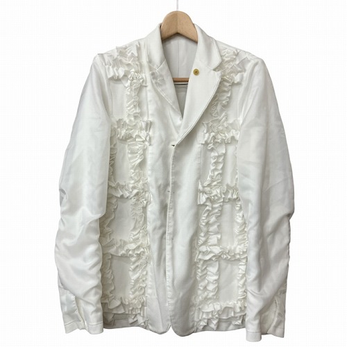 BLACK COMME des GARCONS AD2024 フリルシャツ コムデギャルソン