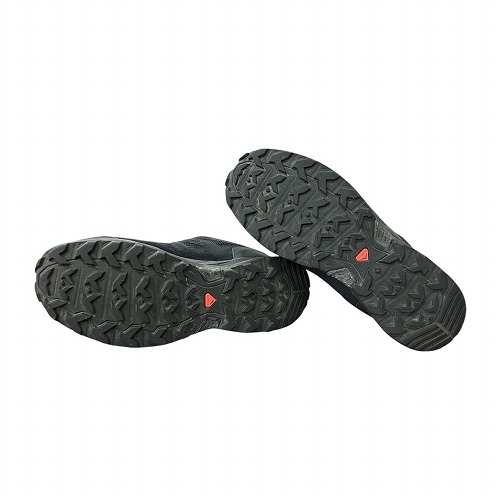 【中古】サロモン Salomon X WARD LEATHER GTX GORE-TEX ゴアテックス スニーカー 黒 ラック 27.0cm 471823