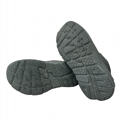 【中古】ホカオネオネ HOKA ONE ONE M BONDI LTR WIDE ボンダイ ワイド レザー スニーカー 黒 26.5cm F27219J