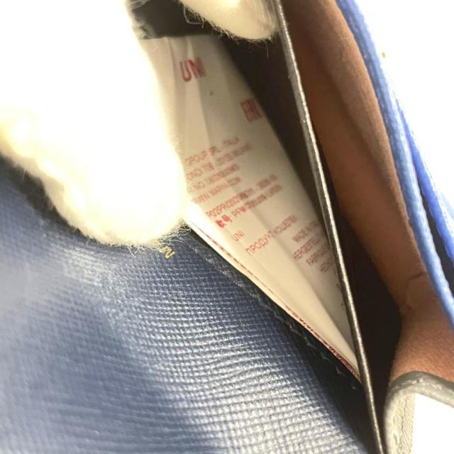 【中古】マルニ MARNI レザー カードケース コインケース 小銭入れ ロゴ PFMOT05U09 青 ブルー 紺 ネイビー_5