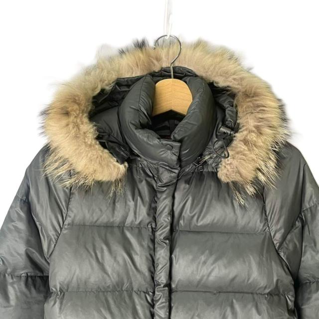 中古】モンクレール MONCLER 茶タグ ダウンジャケット フード付き