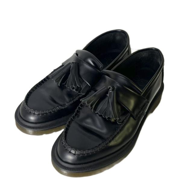 【中古】ドクターマーチン DR.MARTENS ADRIAN タッセルローファー レザー シューズ 革靴 36 黒 ブラック レディース
