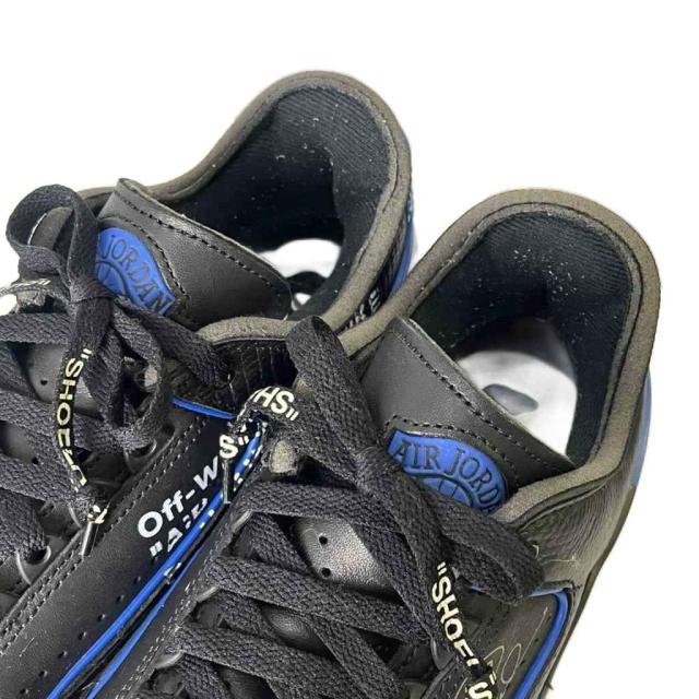 【中古】NIKE × Off-White AIR JORDAN 2 RETRO LOW SP エアジョーダン2 ローカット スニーカー 26.0cm 黒 DJ4375-004