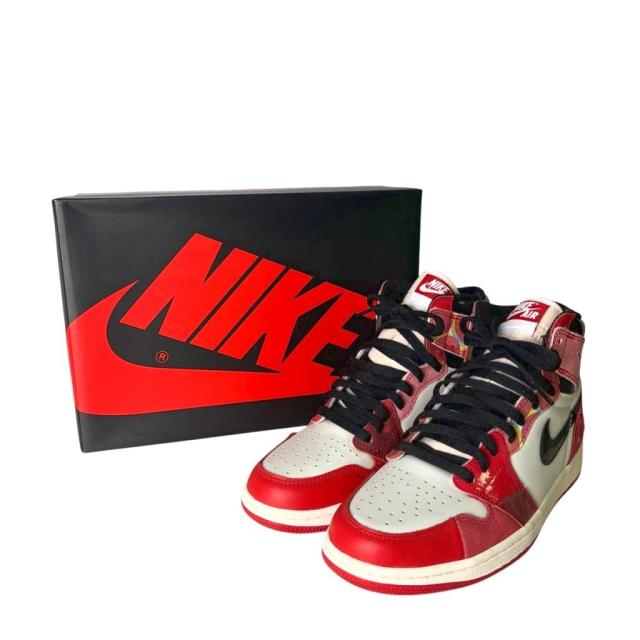 【中古】ナイキ NIKE × スパイダーマン Spider-Man Air Jordan 1 High OG SP ハイカット スニーカー 26.0cm DV1748-6