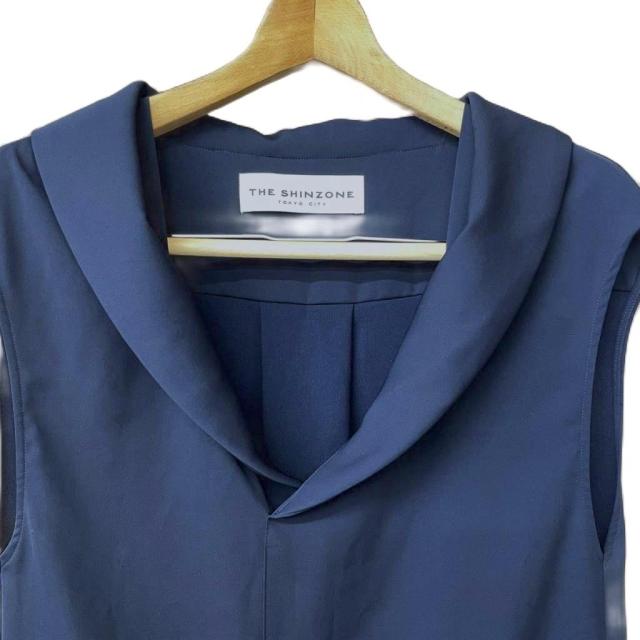 中古】ザ シンゾーン THE SHINZONE 美品 ノースリーブ ワンピース プル