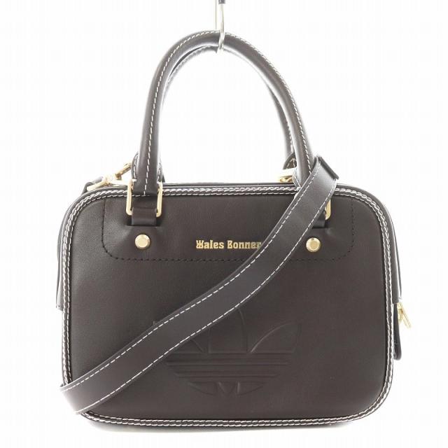 【中古】アディダス adidas × ウェールズ ボナー Wales Bonner Small  Bag ハンドバッグ ショルダーバッグ 2way 茶