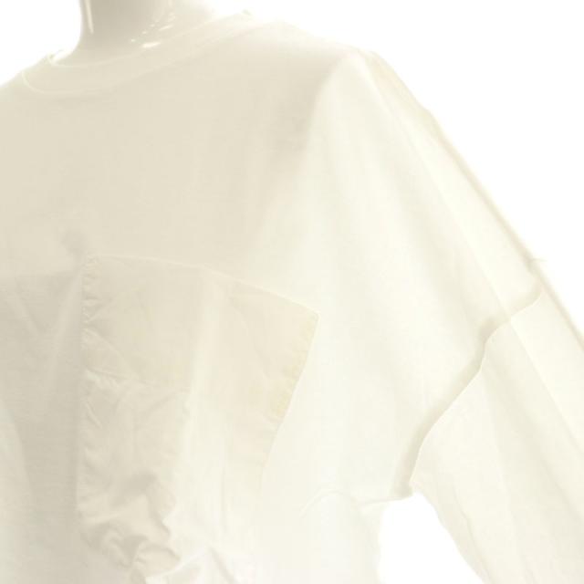 中古】エンフォルド 美品 クラッシック天竺 WOVEN×CUT PULLOVER プル