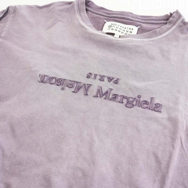 【中古】Maison Margiela 1 10 24SS REVERSE LOGO T-SHIRT Tシャツ カットソー 半袖 ロゴ XS 紫 S51GC0526 S20079_4