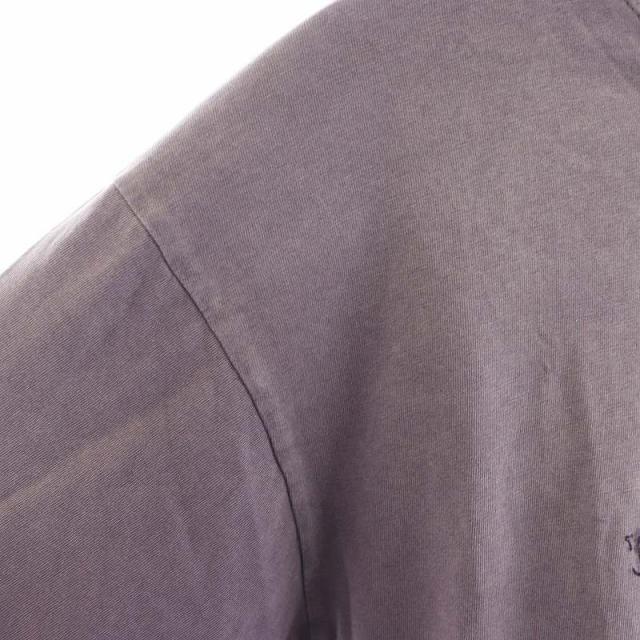 【中古】Maison Margiela 1 10 24SS REVERSE LOGO T-SHIRT Tシャツ カットソー 半袖 ロゴ XS 紫 S51GC0526 S20079_6