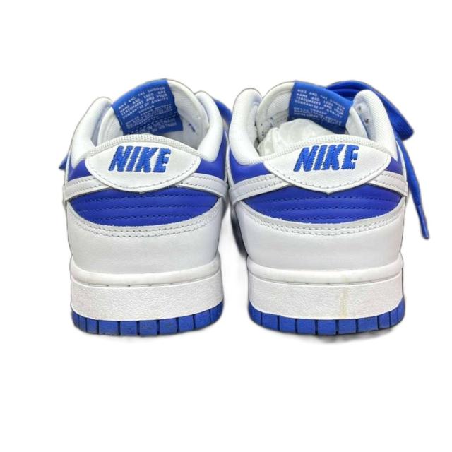 【中古】ナイキ NIKE Dunk Low Retro Racer Blue and White ダンク ロー スニーカー 27.0cm 青 白 DD1391-401