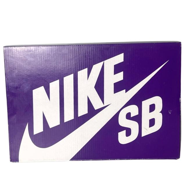 【中古】ナイキ エスビー NIKE SB Dunk Low Pro Hennessy ローカットスニーカー 27.5cm レッド アイボリー BQ6817-100