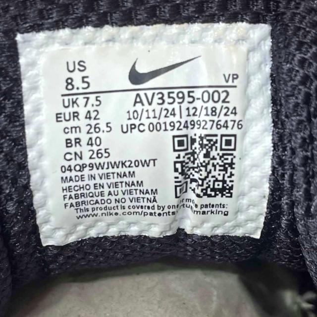 【中古】ナイキ NIKE Shox TL ローカットスニーカー ロゴ 26.5cm 黒 ブラック AV3595-002 メンズ