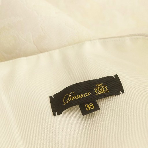 【中古】ドゥロワー Drawer フラワージャガードキャミソール ビスチェ 38 オフホワイト /DF ■OS レディース 中古】ドゥロワー Drawer フラワージャガードキャミソール ビスチェ 38