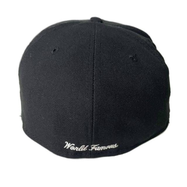 【中古】シュプリーム SUPREME 美品 22AW Money Box Logo New Era 59FIFTY キャップ 野球帽 ロゴ刺繍 7.5 59.6cm 黒