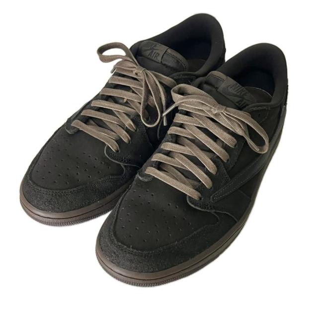 【中古】ナイキ NIKE × Travis Scott  Air Jordan 1 Low OG SP エアジョーダン1 スニーカー 26.5cm 茶 DM7866-202