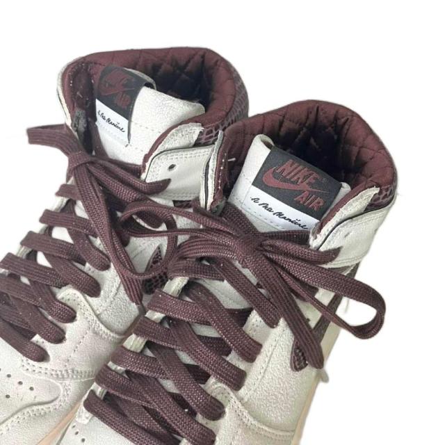 【中古】ナイキ NIKE × A Ma Maniere Air Jordan 1 Retro High OG エアジョーダン1 スニーカー 26.5cm 白 DO7097-100