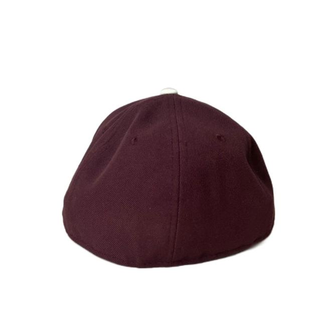 【中古】ニューエラ NEW ERA × WTAPS 59FIFTY LOW PROFILE CAP POLY TWILL キャップ 帽子 7 3/8 58.7cm ボルドー