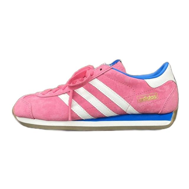 【中古】アディダス adidas カントリージャパン スニーカー ローカット シューズ 靴 22.5cm ピンク IG4521 レディース