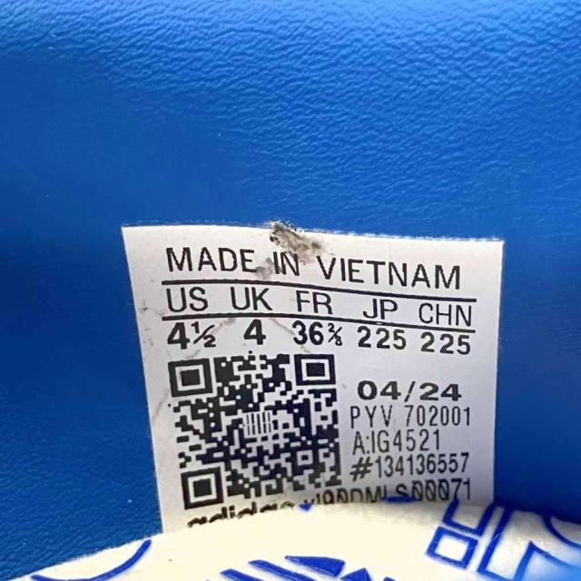 【中古】アディダス adidas カントリージャパン スニーカー ローカット シューズ 靴 22.5cm ピンク IG4521 レディース