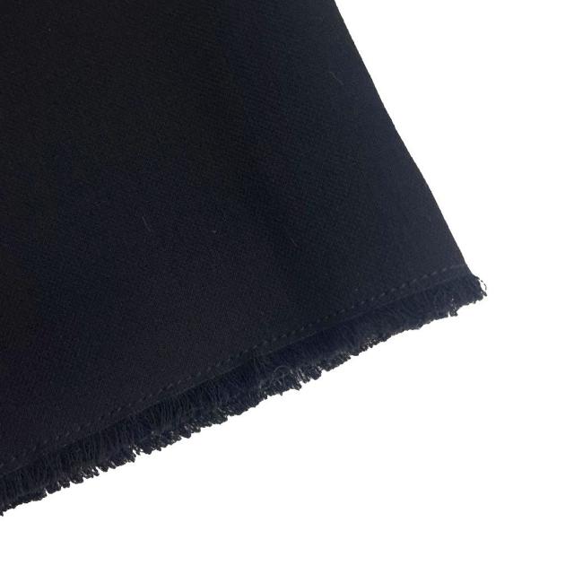 中古】プラダ PRADA フロントフラップ タイトスカート フリンジ ウール