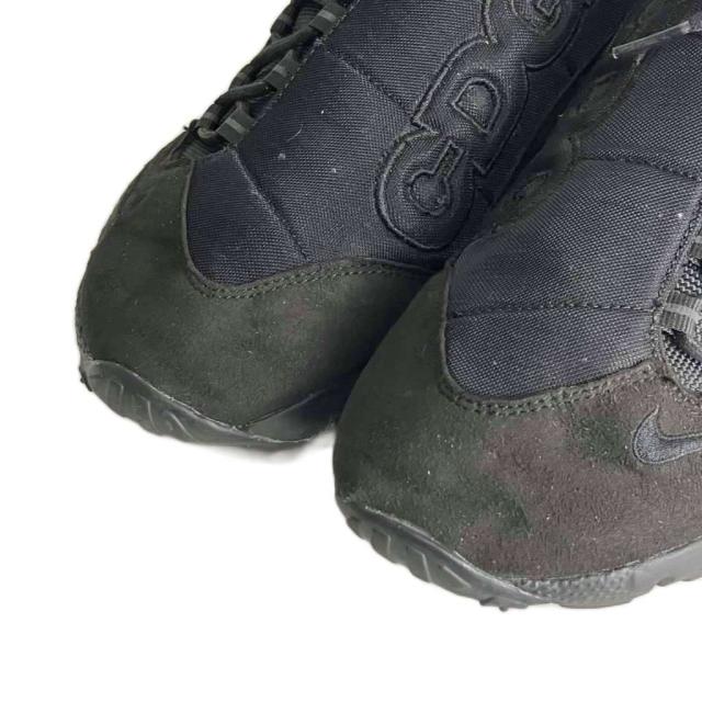 【中古】COMME des GARCONS × Nike Air Footscape NM BLACK ローカットスニーカー 27.0cm ブラック BV0075-00 メンズ