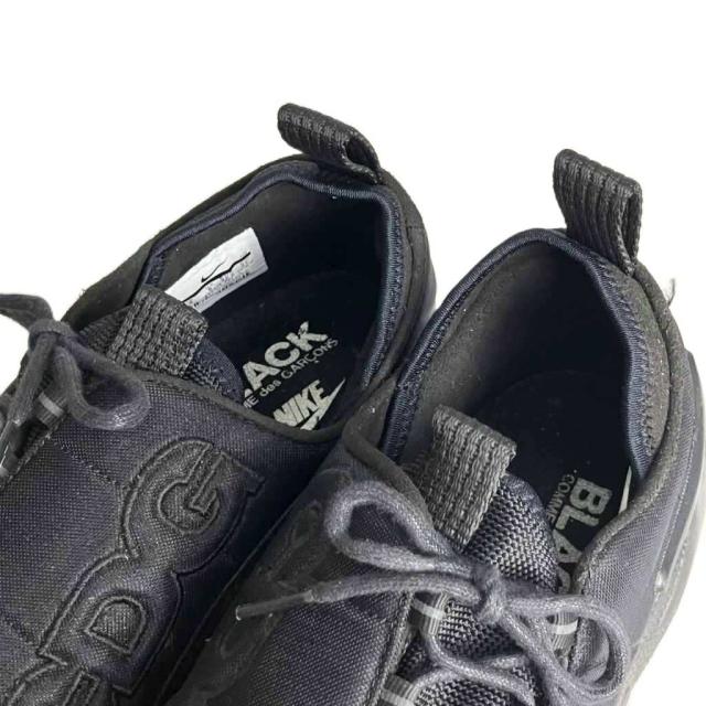 【中古】COMME des GARCONS × Nike Air Footscape NM BLACK ローカットスニーカー 27.0cm ブラック BV0075-00 メンズ