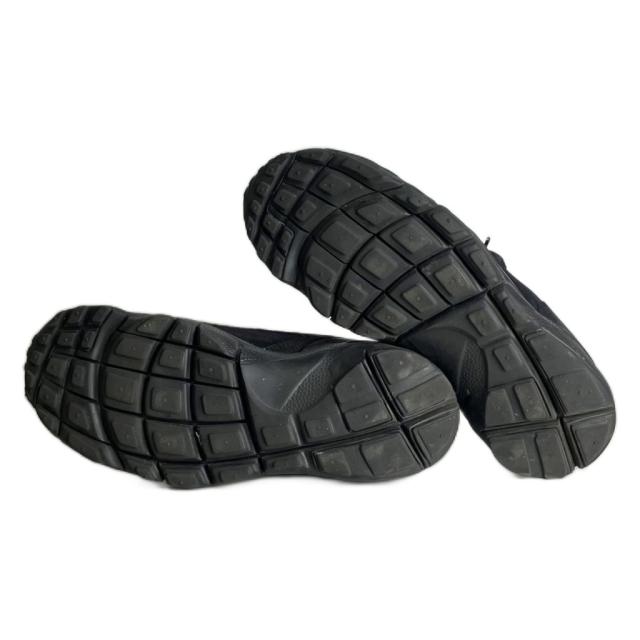 【中古】COMME des GARCONS × Nike Air Footscape NM BLACK ローカットスニーカー 27.0cm ブラック BV0075-00 メンズ