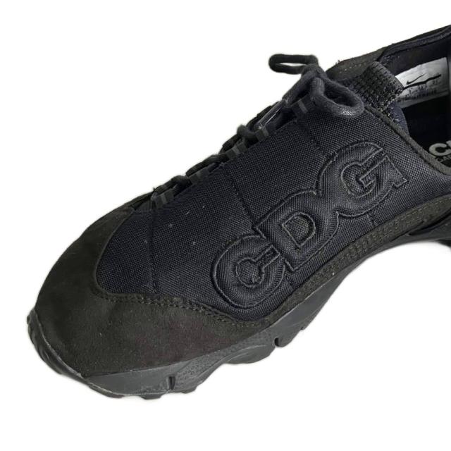 【中古】COMME des GARCONS × Nike Air Footscape NM BLACK ローカットスニーカー 27.0cm ブラック BV0075-00 メンズ