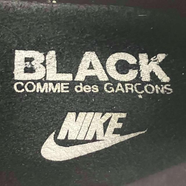 【中古】COMME des GARCONS × Nike Air Footscape NM BLACK ローカットスニーカー 27.0cm ブラック BV0075-00 メンズ