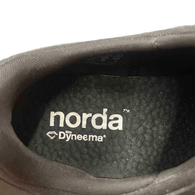 【中古】ノルダ NORDA 003 M Pitch Black スニーカー シューズ ビブラムソール 28.75cm 黒 ブラック メンズ