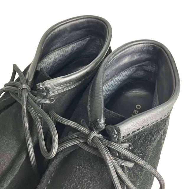 【中古】クラークス clarks スエード シューズ ショートブーツ 26.5cm 黒 ブラック 261284997080 メンズ