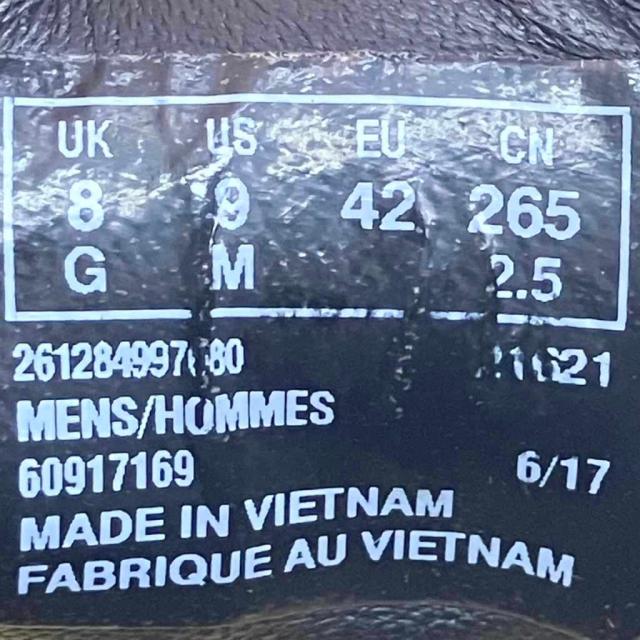 【中古】クラークス clarks スエード シューズ ショートブーツ 26.5cm 黒 ブラック 261284997080 メンズ