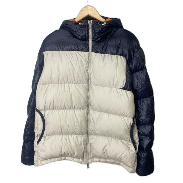 【中古】モンクレール MONCLER 19年 LATOUR ダウンジャケット ロゴ E20914134485 3  ベージュ ブラック ☆AA★