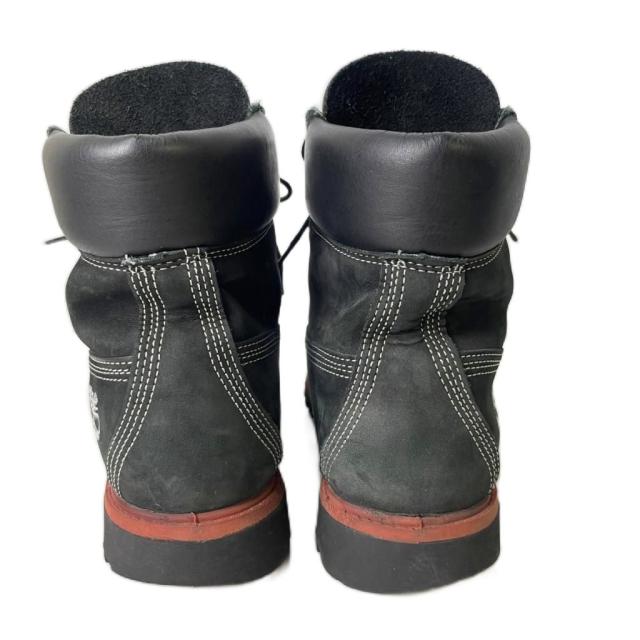 【中古】ティンバーランド Timberland 31181 レースアップ ワークブーツ ショート スエード 8.5W ブラック メンズ