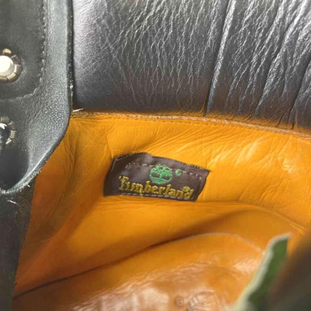 【中古】ティンバーランド Timberland 31181 レースアップ ワークブーツ ショート スエード 8.5W ブラック メンズ