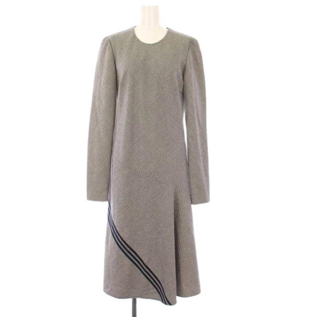【中古】メゾンマルジェラ 1 Maison Margiela 1 19SS ワンピース 長袖 ロング 千鳥格子 40 グレー S51CU0068 /KH