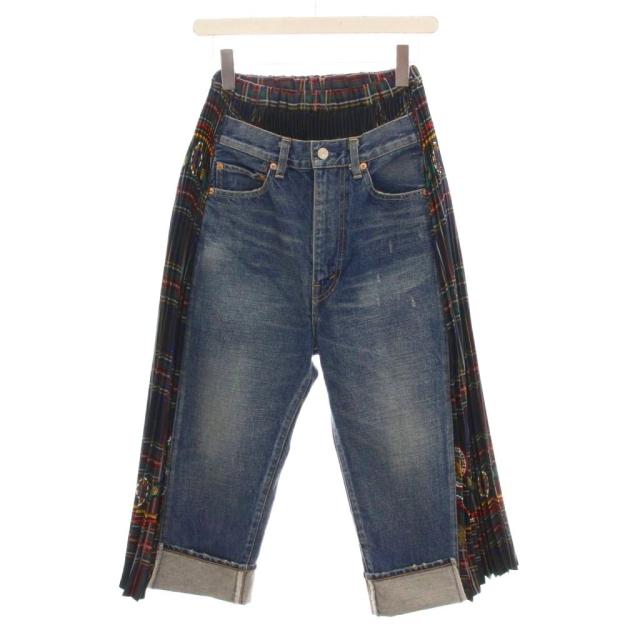 【中古】ジュンヤワタナベ コムデギャルソン リーバイス Levi's AD2024 スカーフドッキング デニムパンツ ジーンズ