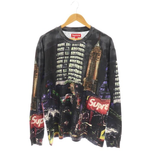 【中古】シュプリーム 25SS Skyline Sequin LS Top カットソー 長袖 スパンコール M マルチカラー /DO ■OS