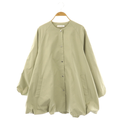 【中古】未使用品 コラージュ ガリャルダガランテ 24SS バルーンコート ノーカラーコート ハーフコート F ■OS