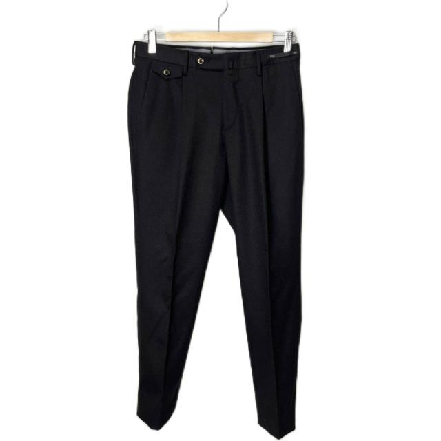 【中古】 PT01 スラックス センタープレスパンツ ジェントルマンフィット タックパンツ ウール 44