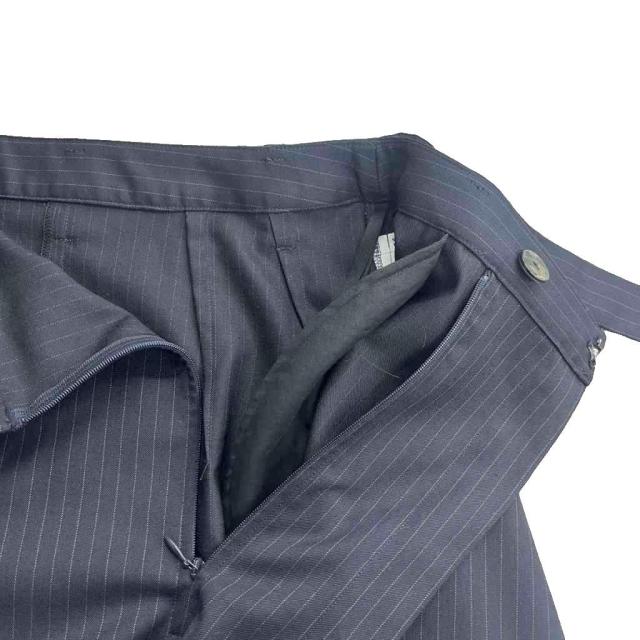 【中古】エンフォルド ENFOLD TROUSERS FLARE-SKIRT スカート チョークストライプ 36 ネイビー 300IA231-0971_2